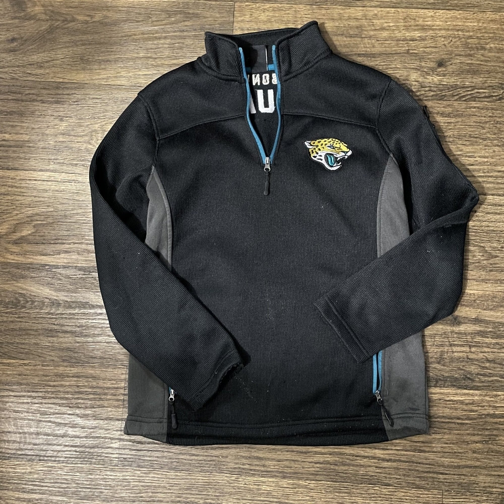 Jacksonville Jaguars NFL 1/2 Zip Pullover Size Small Men